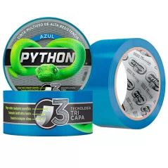 Cinta Pynthon multiuso 48mm x 9mt adhesiva fibrada alta resistencia