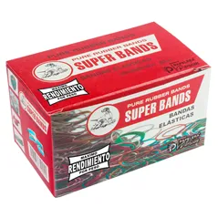 Banditas elasticas 100% latex Super Bands caja 60gr Nº40