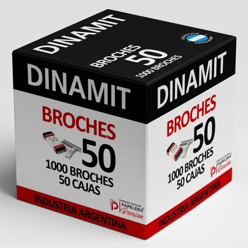 Broches Dinamit 50 x1000u Caja x50