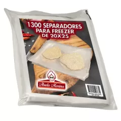 Separadores de freezer Folex 20x25 pack 1 Kg en laminas Abuela Marina