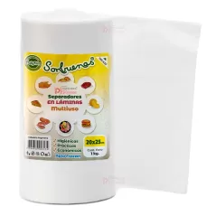 Separadores de freezer Folex 20x25 rollo 1 Kg en laminas Son Buenas