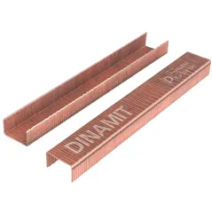Broches Dinamit 24/8 Extra chatos de cobre caja x5000u