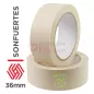 Cinta de papel 36mm SonFuertes 50 mt Caja 24 rollos adhesiva