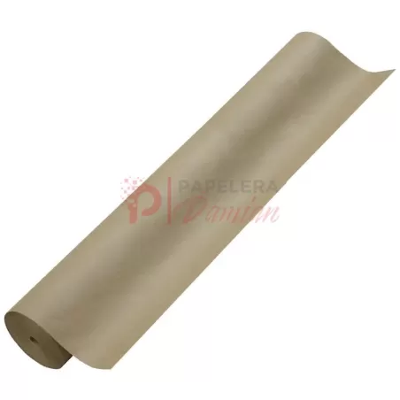 Papel kraft o Papel madera rollo o bobinas de 160cm tizados