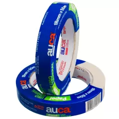 Cinta papel 18mm AUCA x 50mt adhesiva rollo unidad