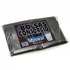 Bolsa de Residuo Consorcio 90 x 120 cm SonBuenas Tanque reforzada negras sobre de 10 bolsas