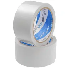 Cinta multipropósito Duct tape Silver tape AUCA 48 mm x 9 metros adhesiva fibrada alta resistencia blanco