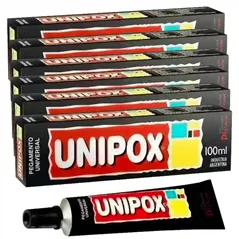 Unipox Pegamento universal pomo grande 100 ml Adhesivo Pack 6 unidades