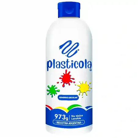 Plasticola blanca 1 litro pegamento adhesivo vinilico