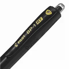 Lapiceras Pilot BP-1 RT retractil 1.0 mm trazo medio birome boligrafo Caja de 12 unidades