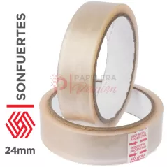 Cinta adhesiva 24mm Polipropileno 50mt transparente Caja 144 rollos