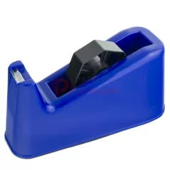 Porta cinta adhesiva grande para 12mm o 24mm por 60mt rollo grande azul