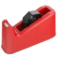 Porta cinta adhesiva grande para 12mm o 24mm por 60mt rollo grande rojo