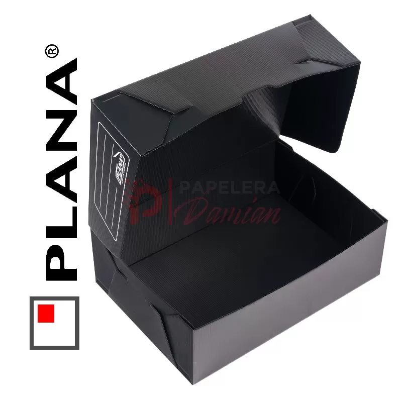 Cajas archivo oficio plasticas PLANA 701 12cm Pack 25u