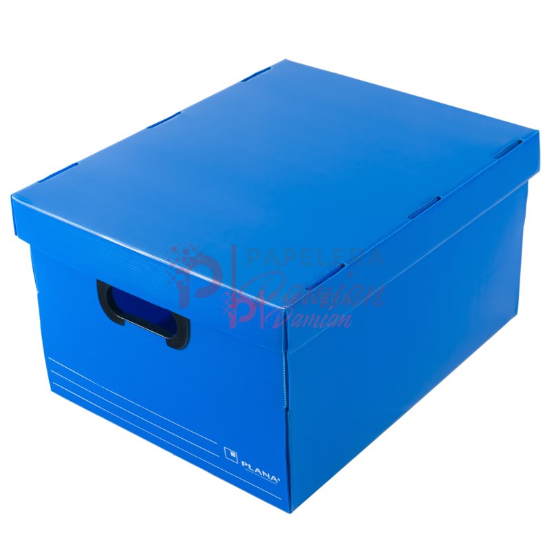 Cajas archivo plasticas grandes 455x355x255 804 Pack 10