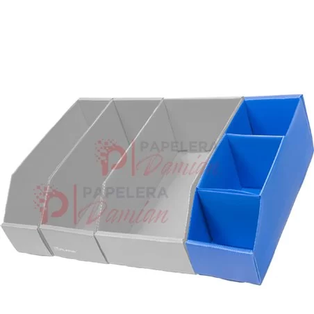Gavetas plasticas Caja repuestera gavetero multiuso plastica Nº4 30x10x11 855 AZ Pack x10u Gaveta Exhibidor Organizador