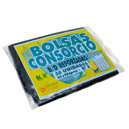 Bolsas Residuo Consorcio SonBuenas Super Reforzadas 60x90 45µ bolson de 400 bolsas