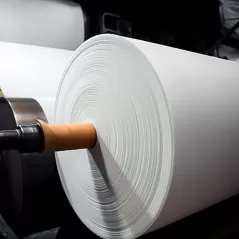 Papel limpieza industrial blanco absorbente x 25cm rollo 400 mt
